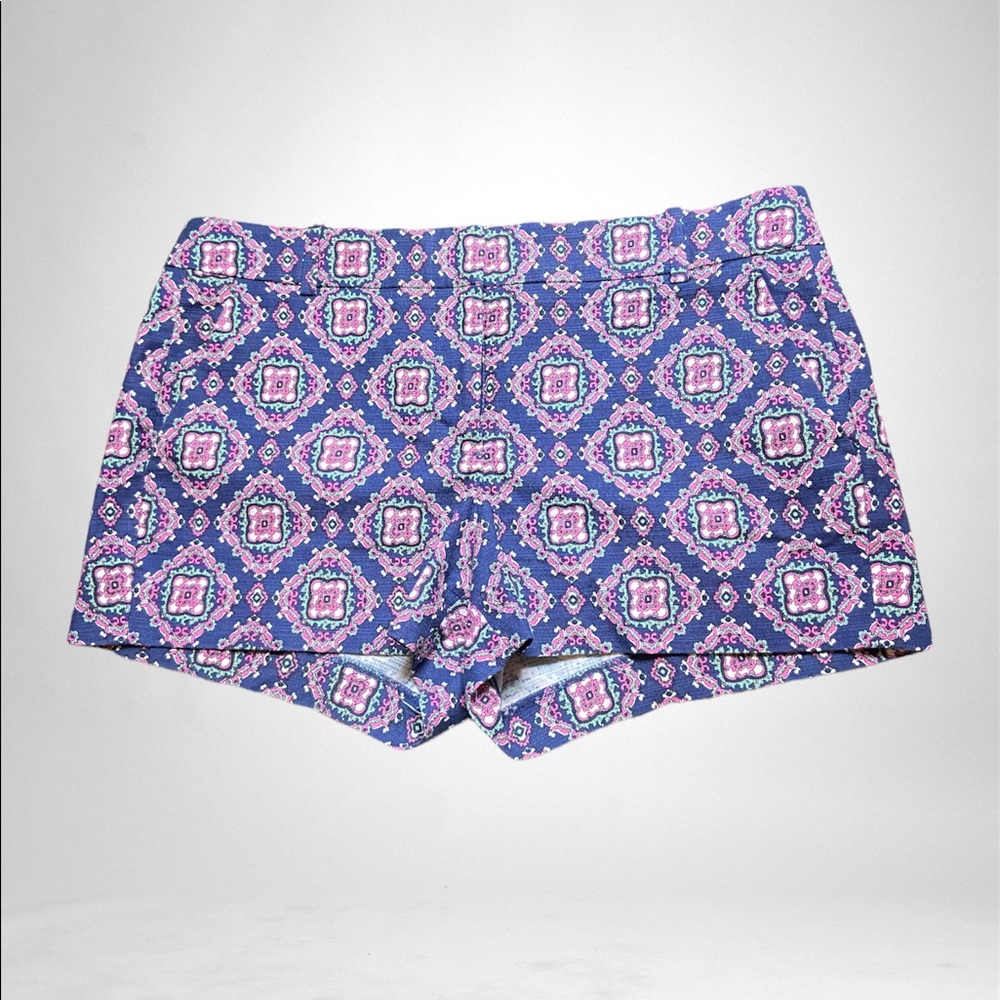 J crew printed shorts size 8